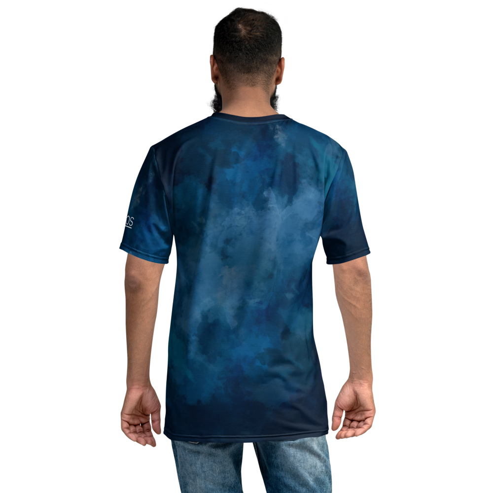 Dark Watercolor Men's T-shirt mockup