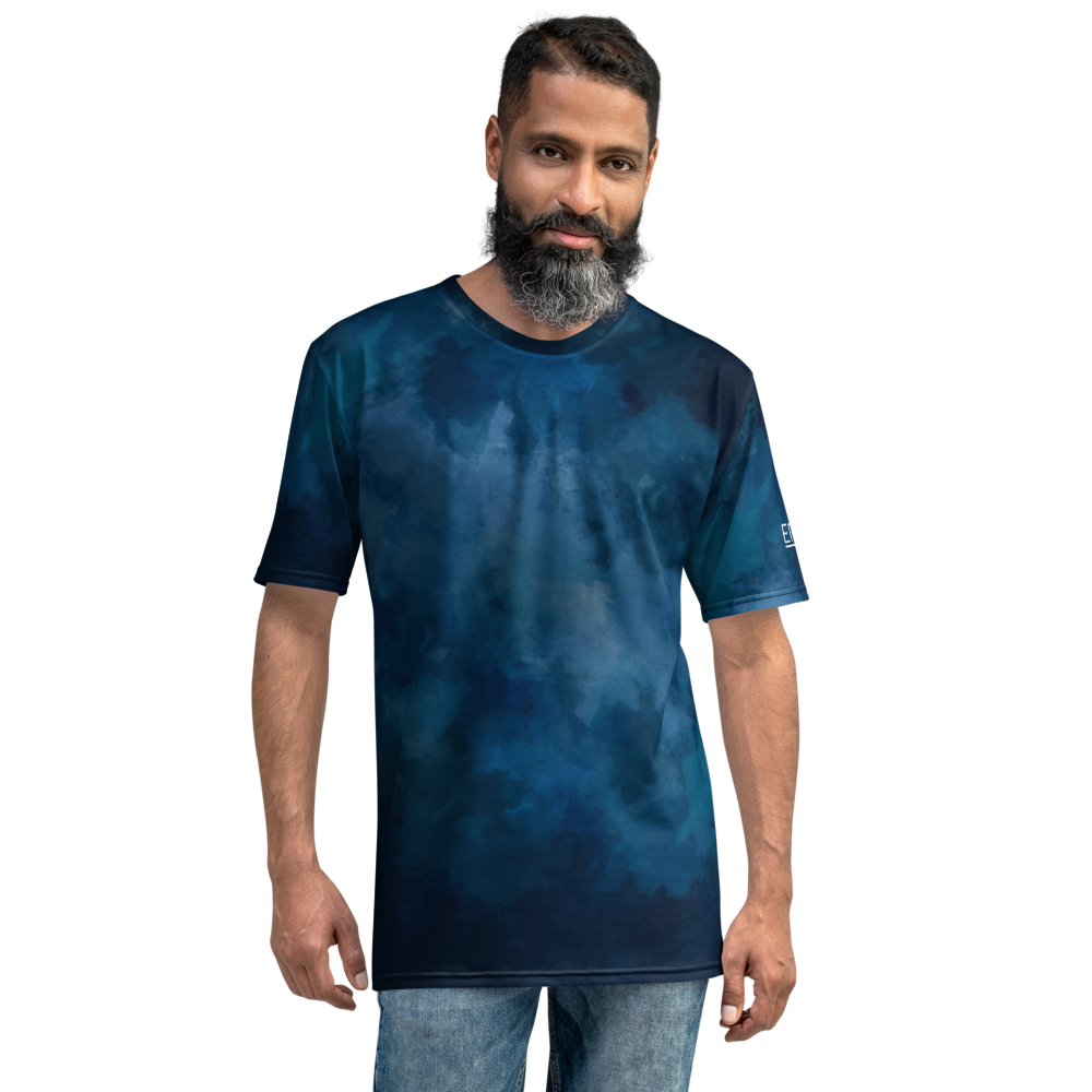 Dark Watercolor Men's T-shirt mockup