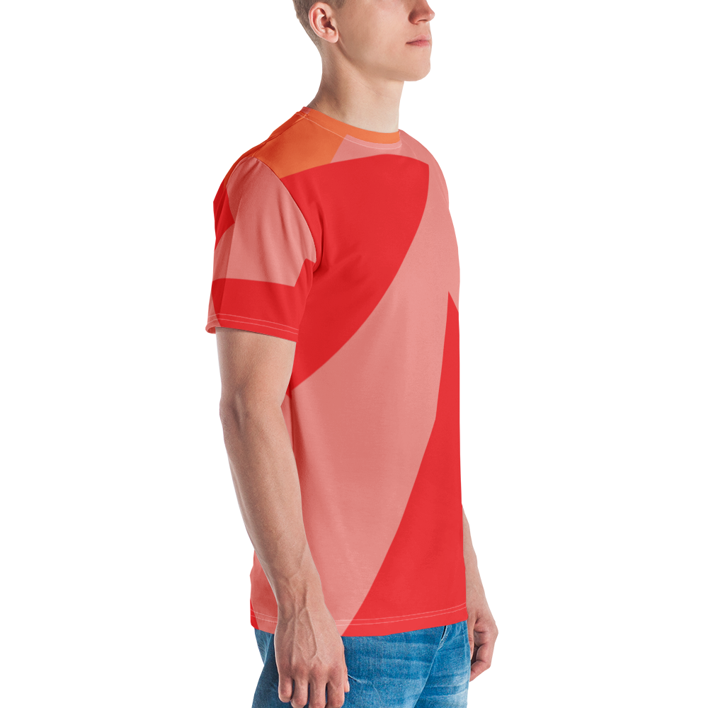 Red Abstract T-Shirt mockup