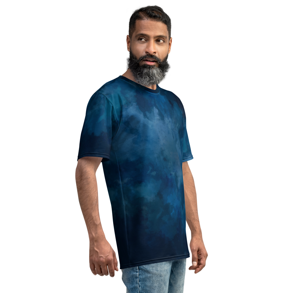 Dark Watercolor Men's T-shirt mockup