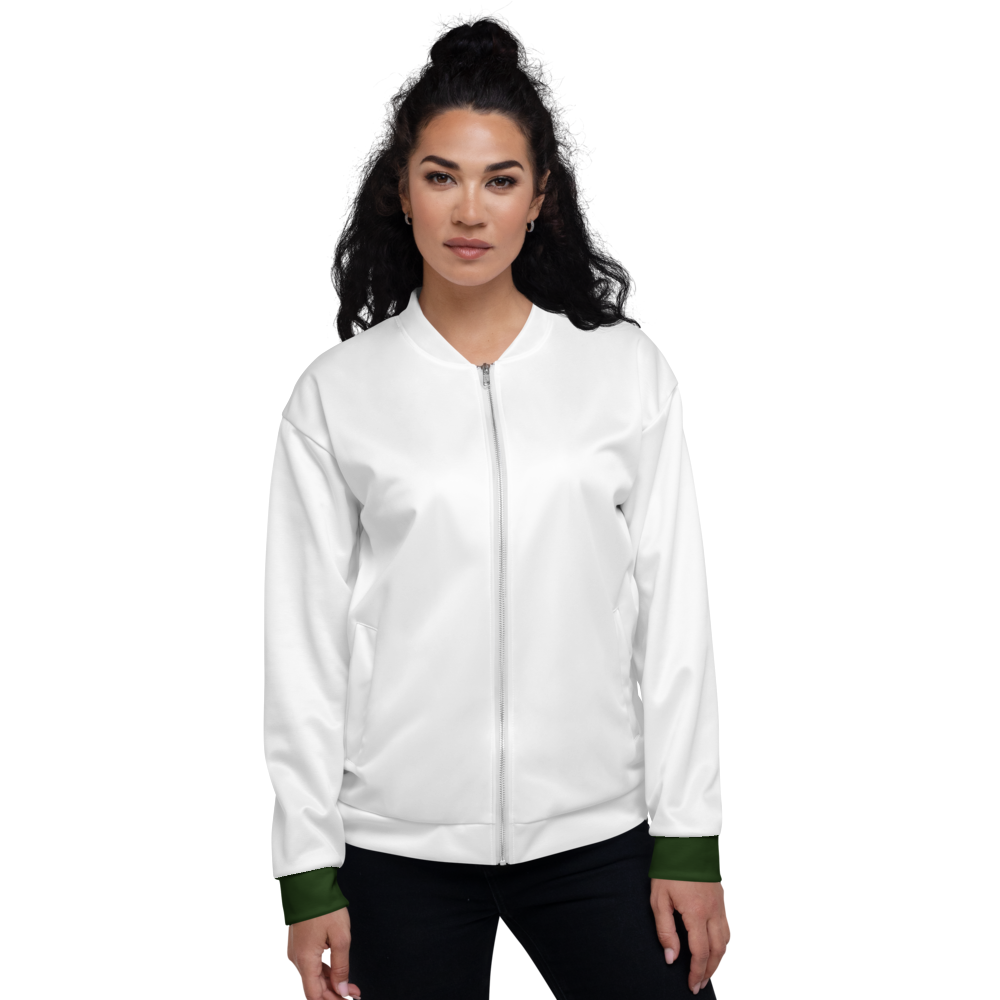 Green Power Bomber Jacket mockup