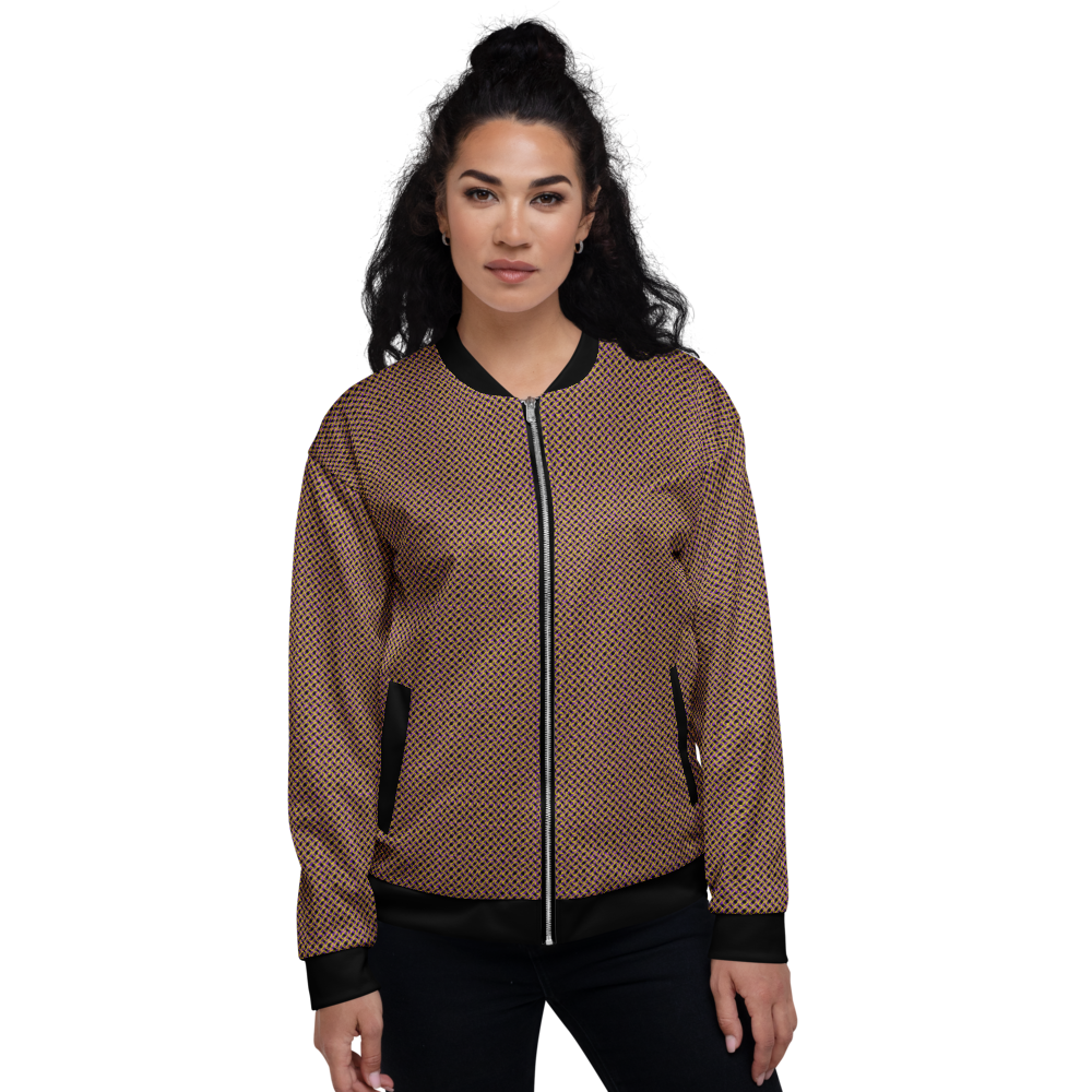 Golden Ring Bomber Jacket