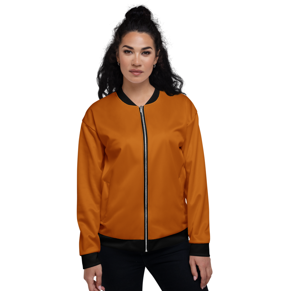 Brown Bomber Jacket mockup