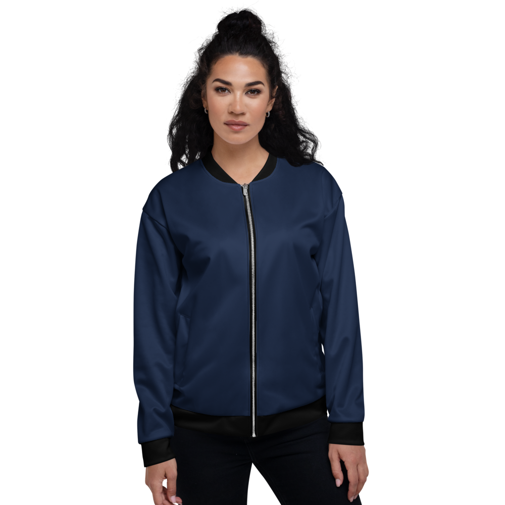 Navy Bomber Jacket mockup