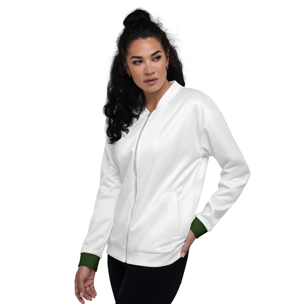 Green Power Bomber Jacket mockup