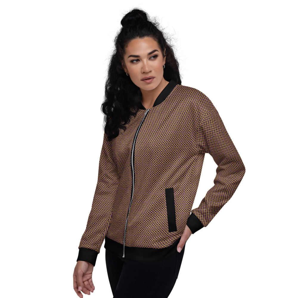 Golden Ring Bomber Jacket mockup