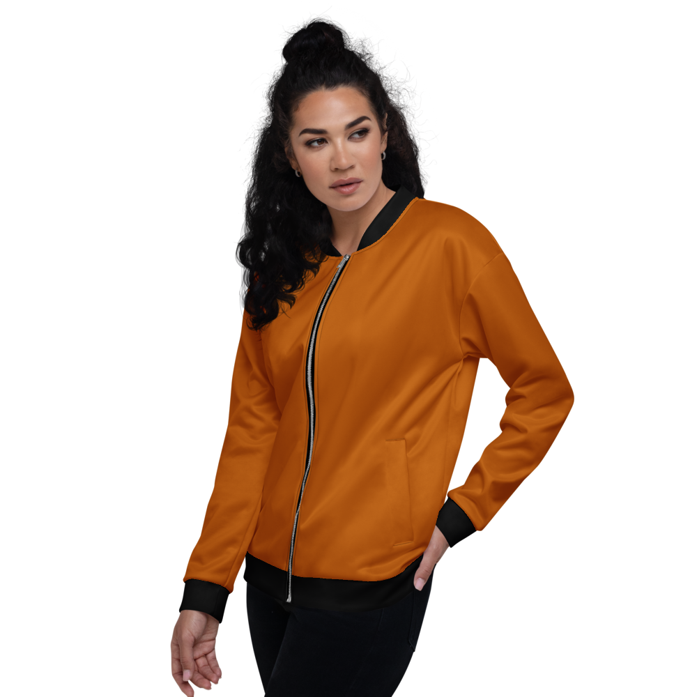 Brown Bomber Jacket mockup