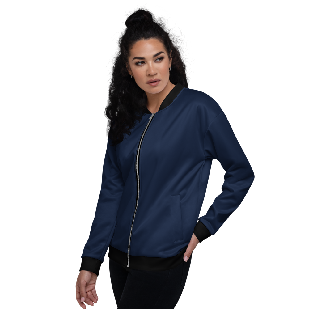 Navy Bomber Jacket mockup