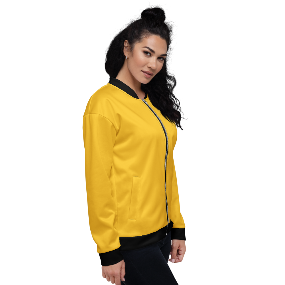 Yellow Bomber Jacket mockup