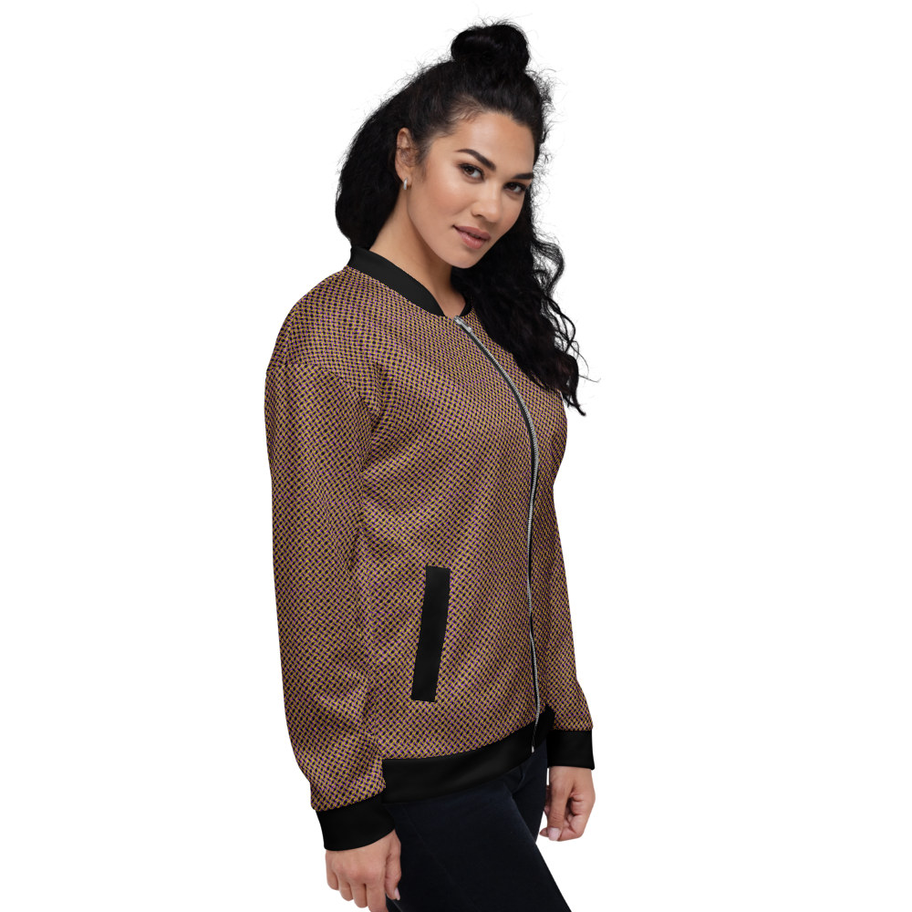 Golden Ring Bomber Jacket mockup