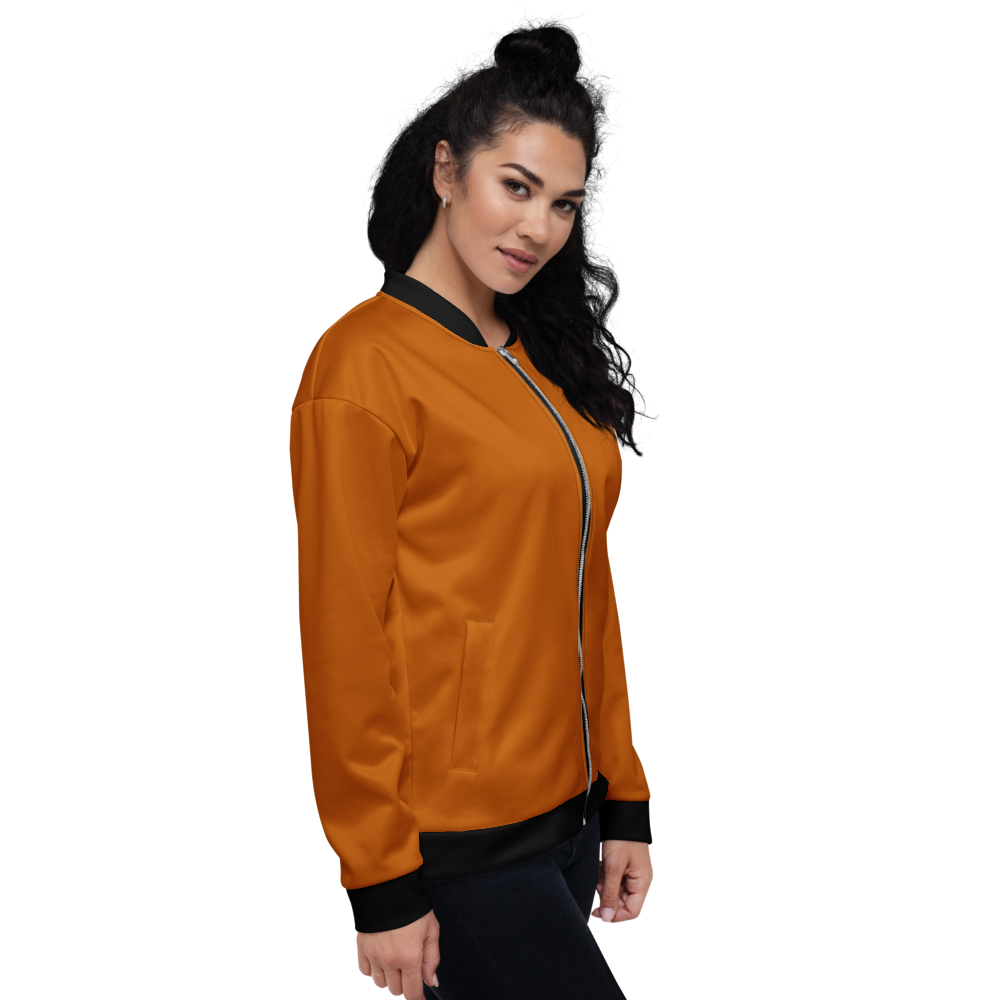 Brown Bomber Jacket mockup