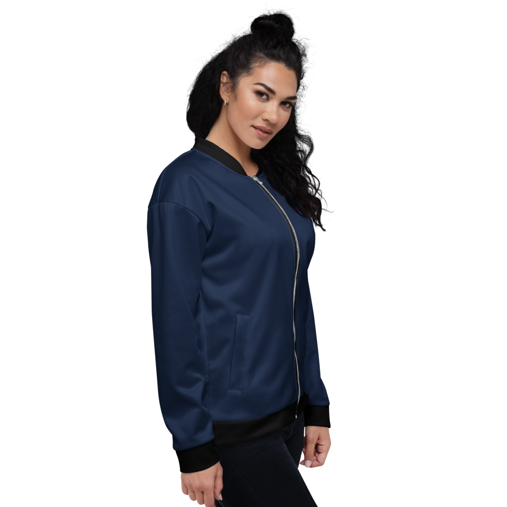 Navy Bomber Jacket mockup