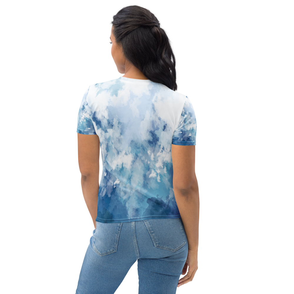 Light Watercolor Women's T-shirt mockup