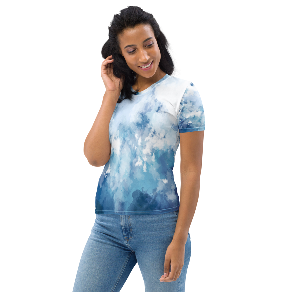 Light Watercolor Women's T-shirt mockup