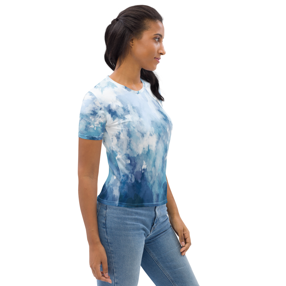 Light Watercolor Women's T-shirt mockup
