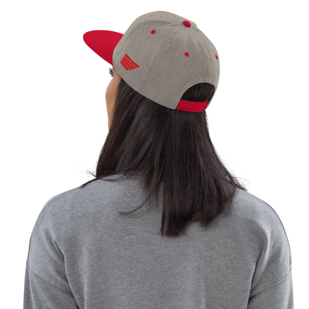 Eros Red Snapback mockup