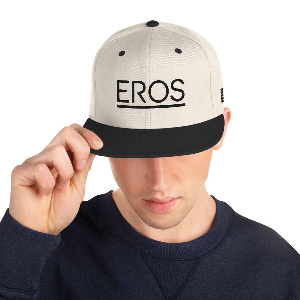 Eros Natural Snapback mockup