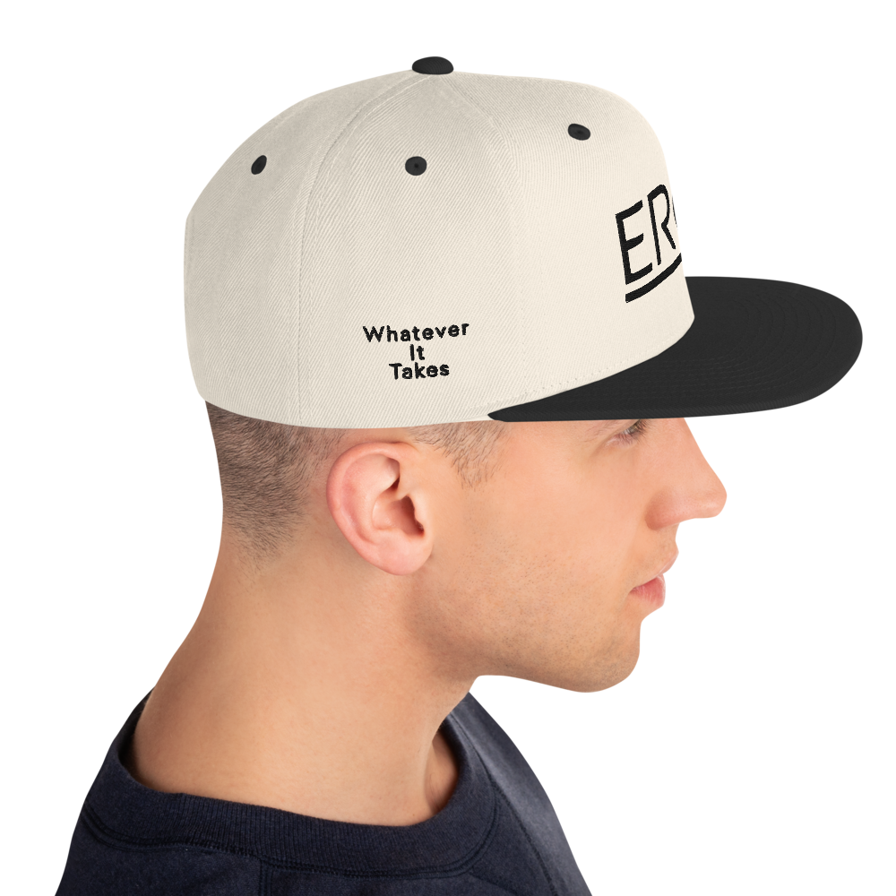 Eros Natural Snapback mockup