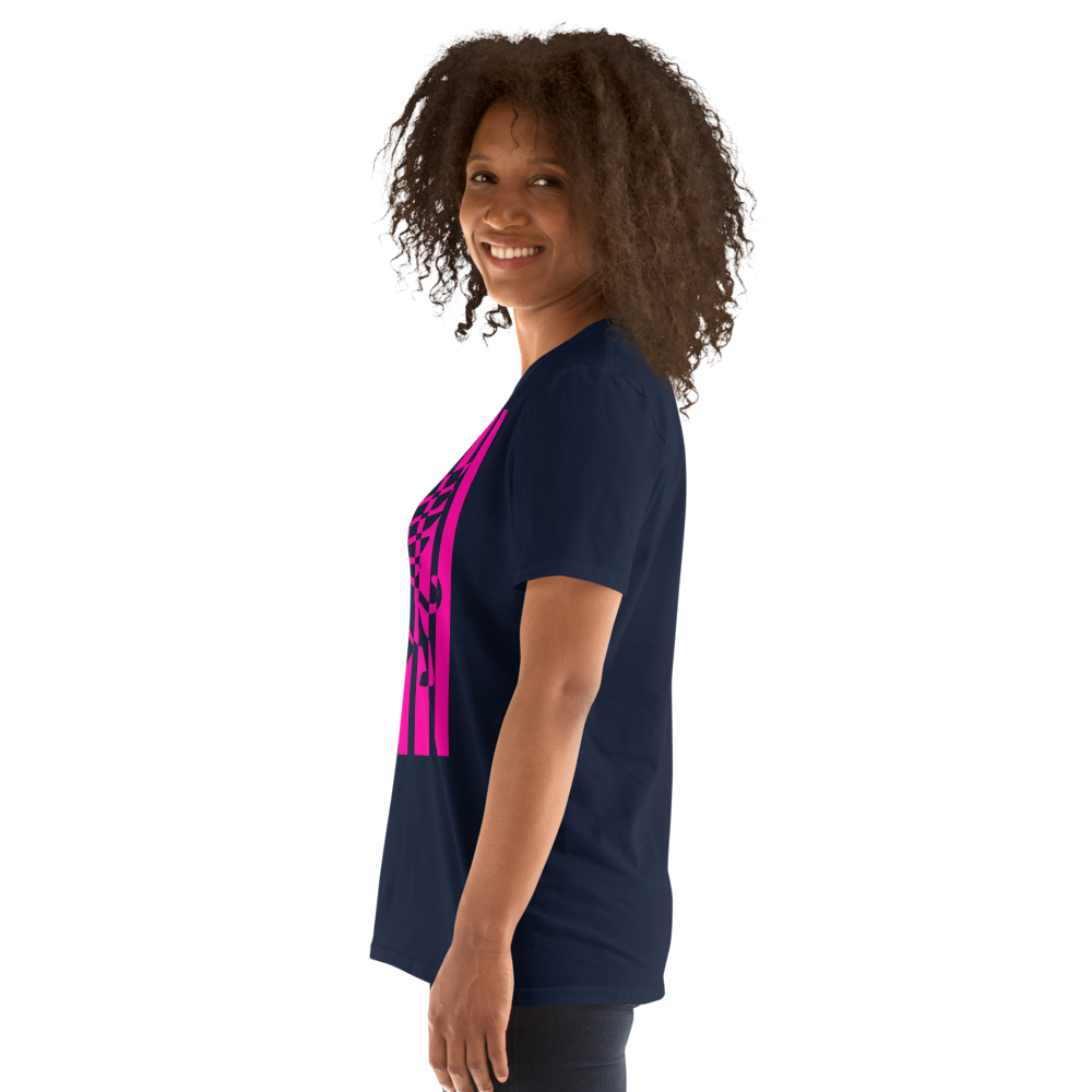 Pink Stripe T-Shirt mockup