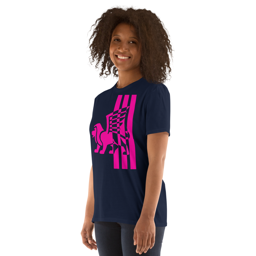 Pink Stripe T-Shirt mockup