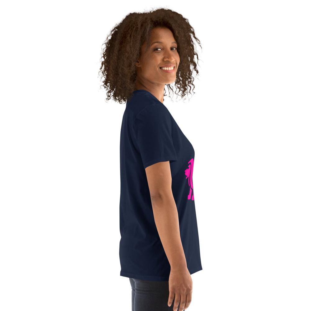 Pink Stripe T-Shirt mockup