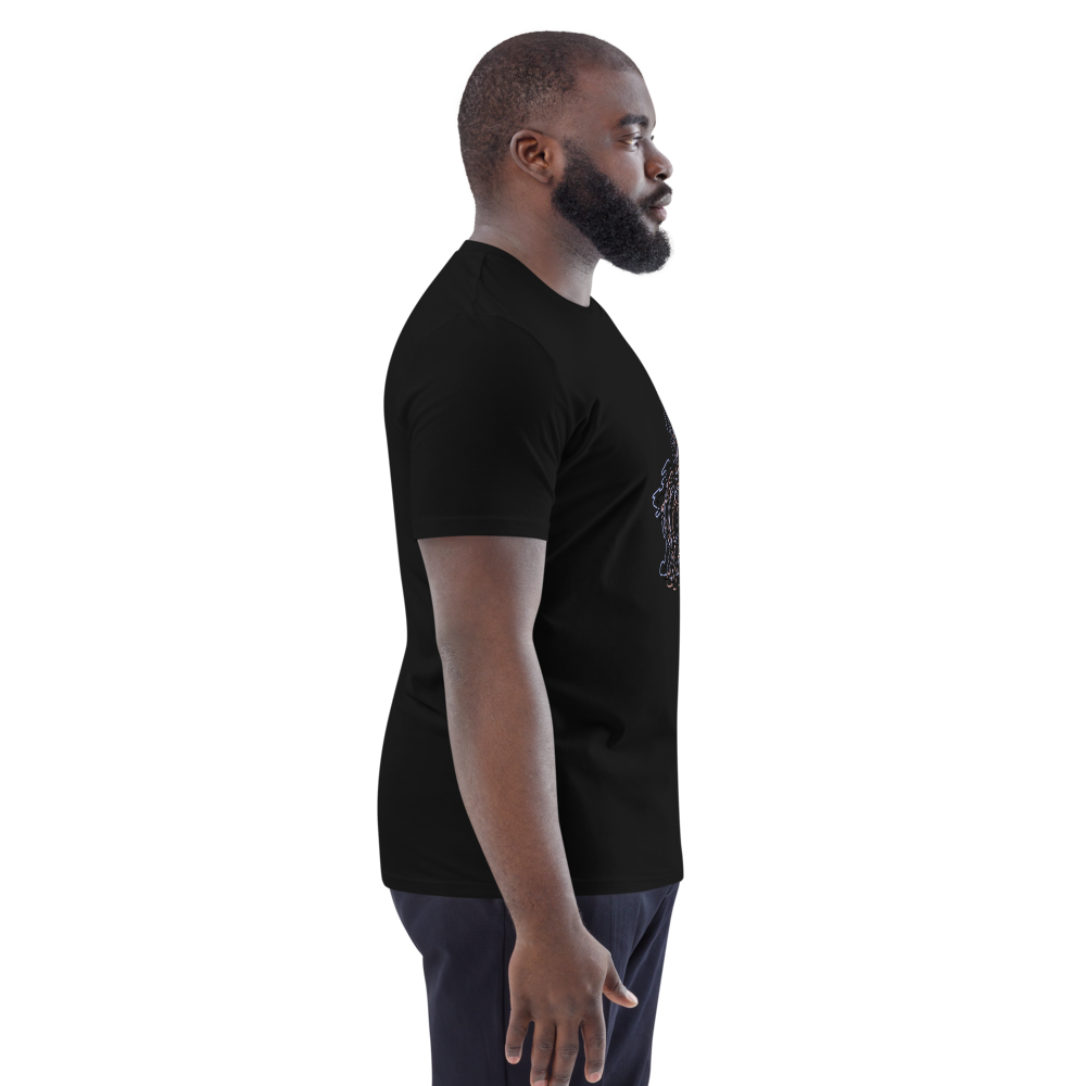 Neon Guardian cotton t-shirt mockup