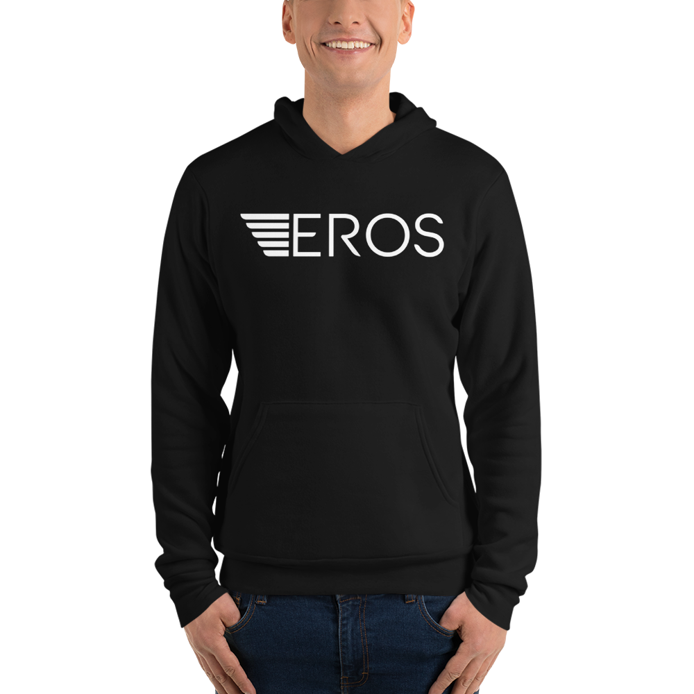 Eros-White Unisex hoodie