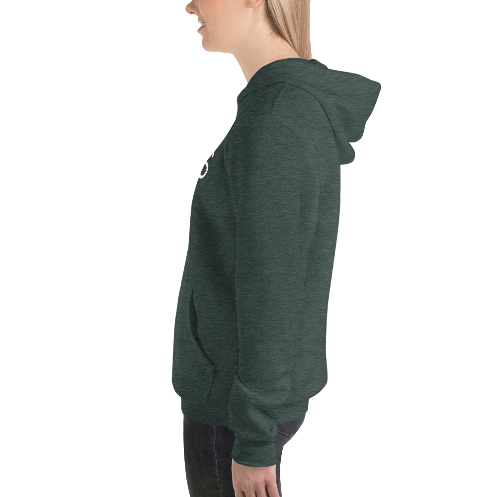 Eros-White Unisex hoodie mockup