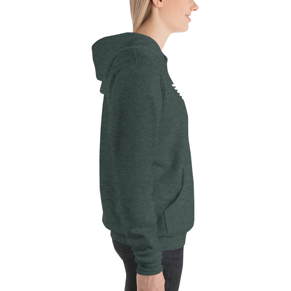 Eros-White Unisex hoodie mockup