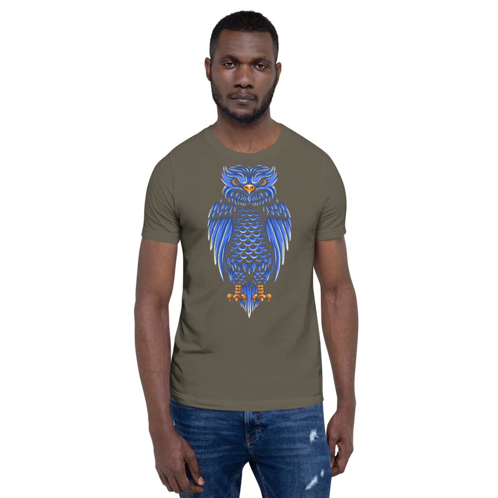 Owl Unisex T-Shirt mockup