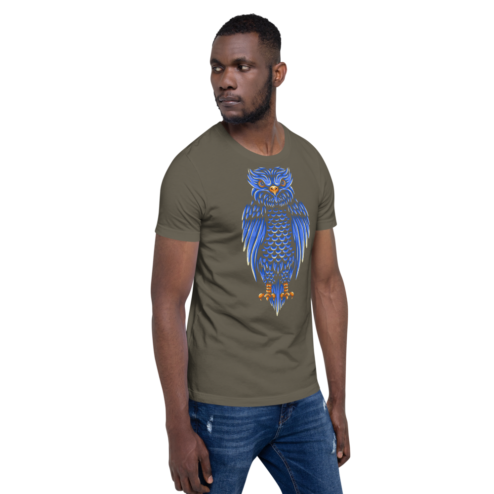 Owl Unisex T-Shirt mockup