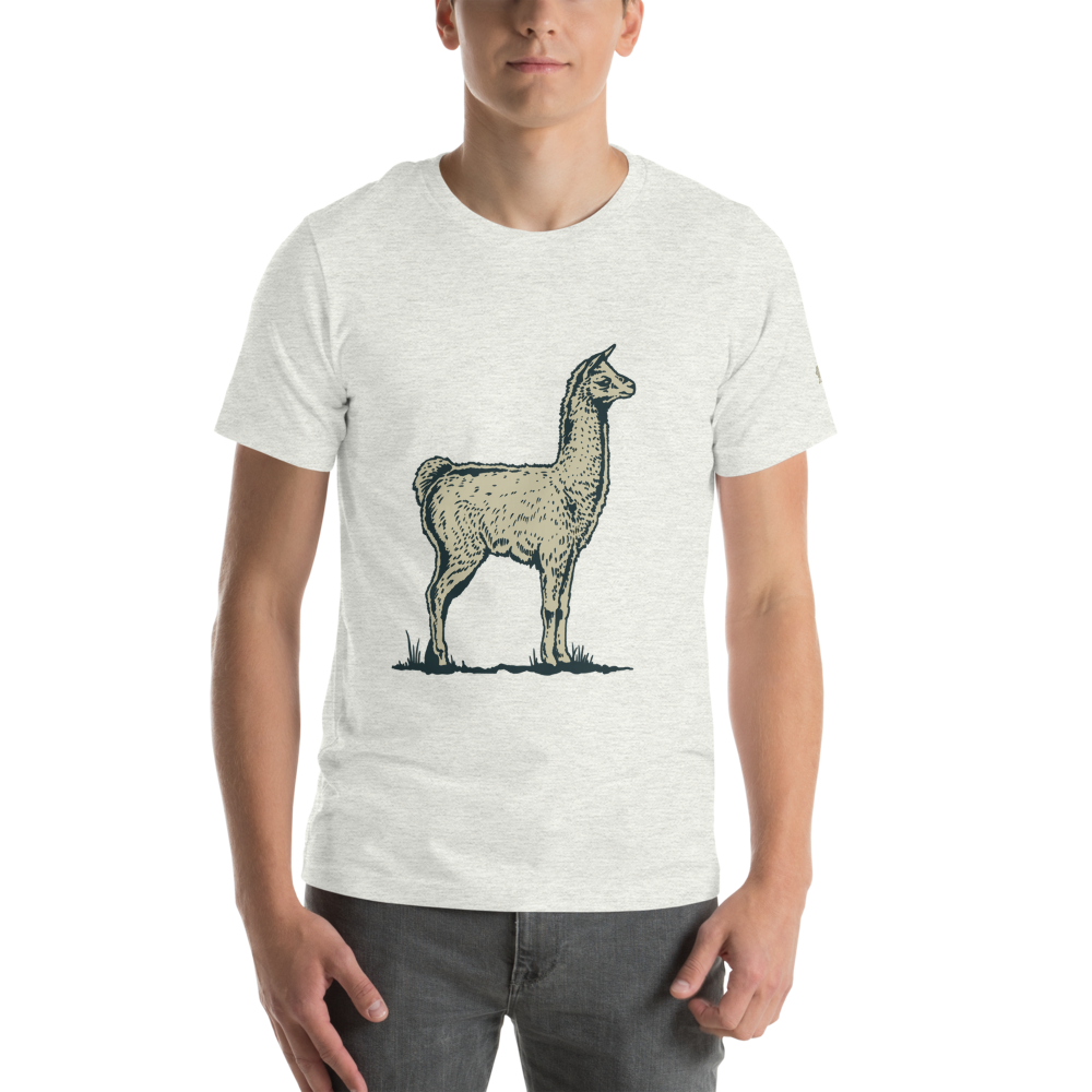 Llama Unisex T-Shirt mockup
