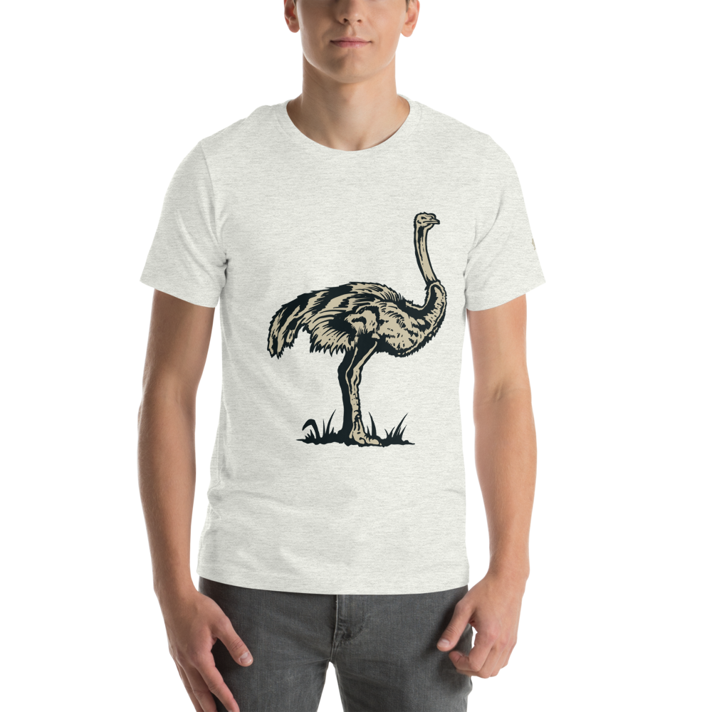 Ostrich Unisex T-Shirt mockup