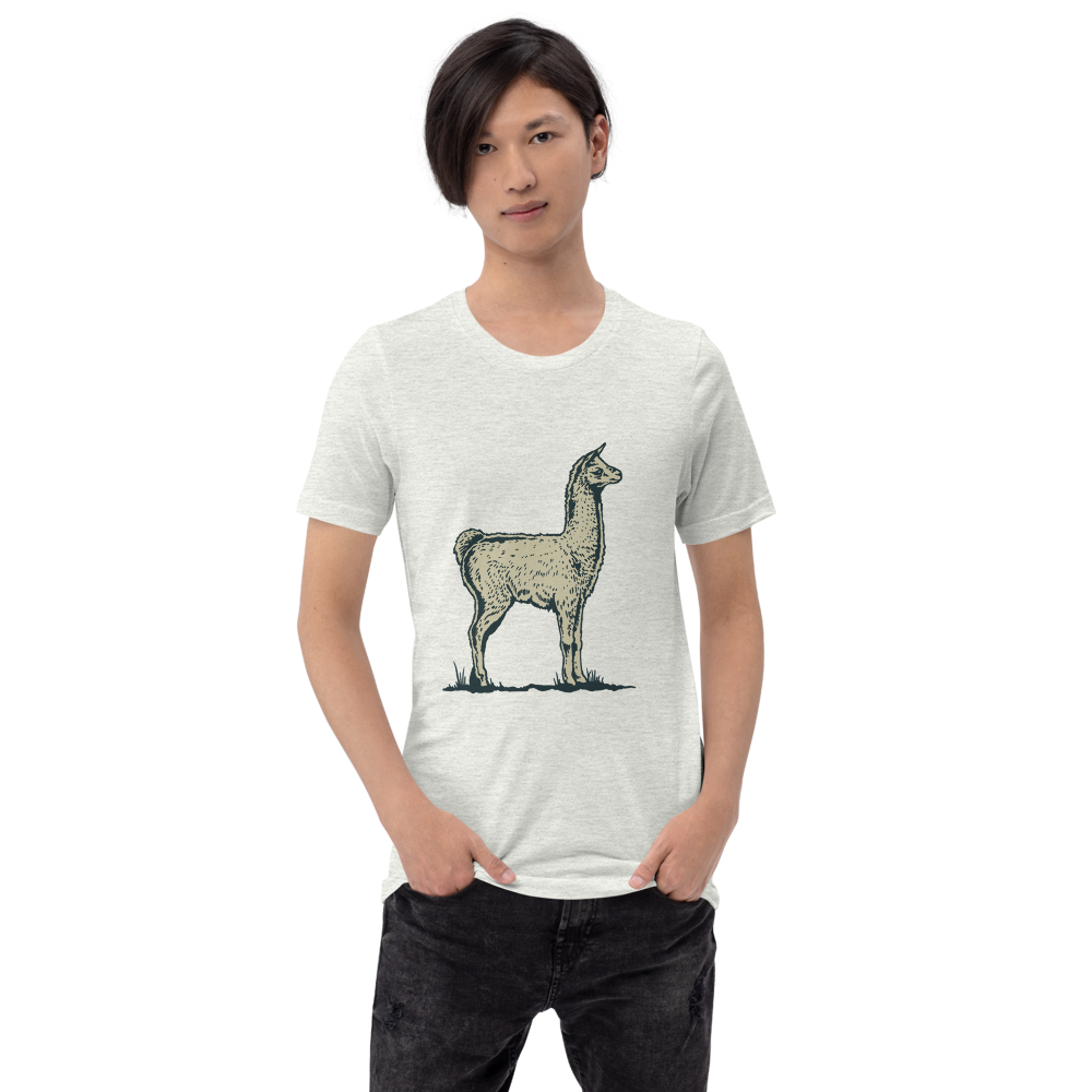 Llama Unisex T-Shirt mockup