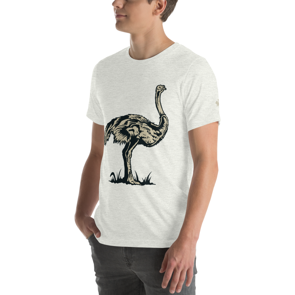 Ostrich Unisex T-Shirt mockup