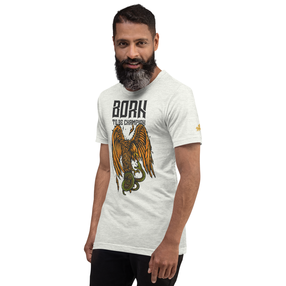 Born a Champion Unisex T-Shirt mockup