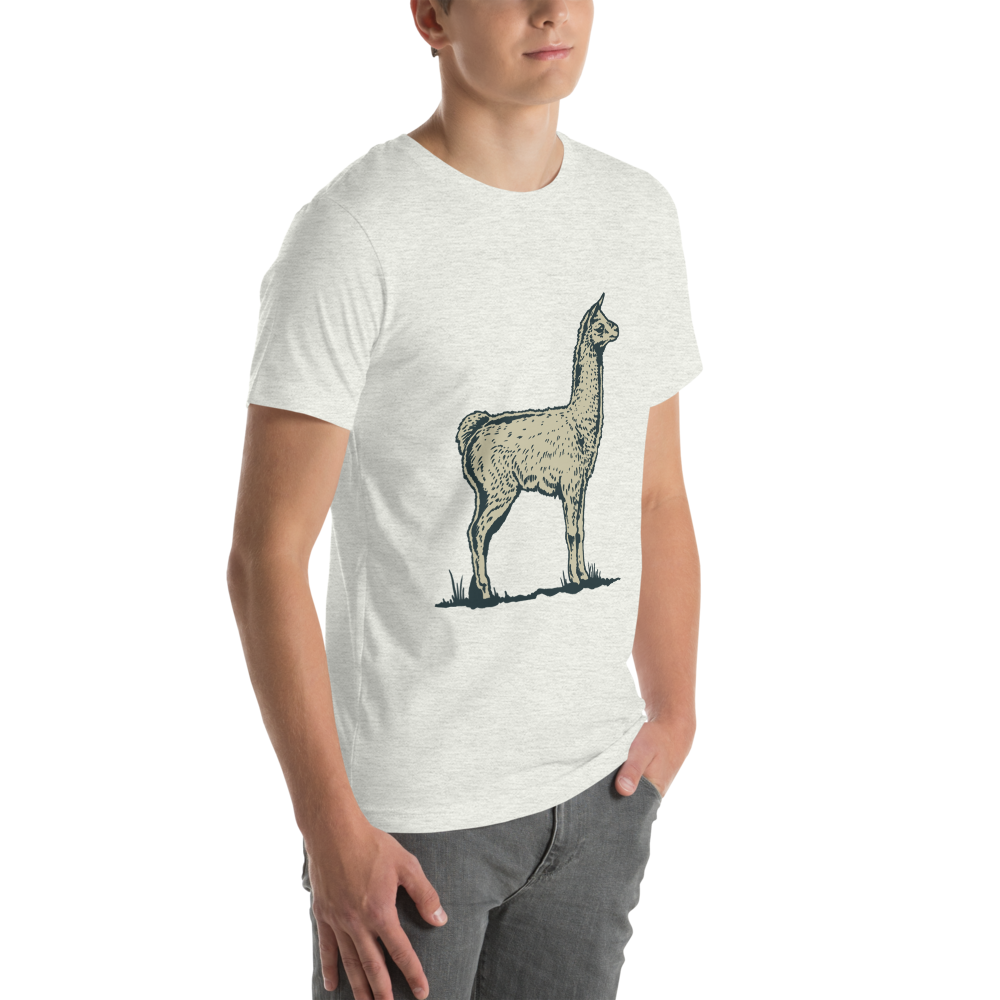 Llama Unisex T-Shirt mockup
