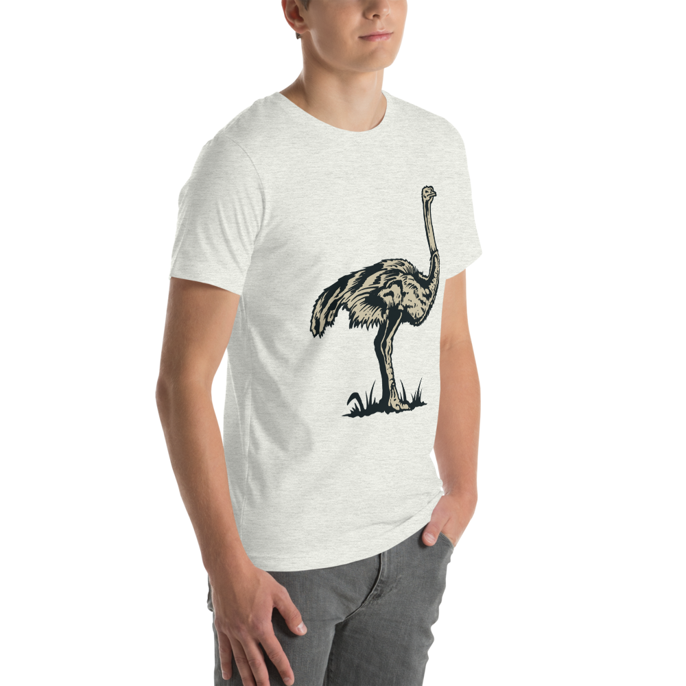 Ostrich Unisex T-Shirt mockup