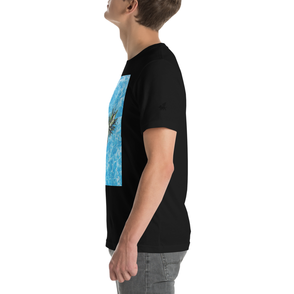 Swimming Pineapple Unisex T-Shirt mockup