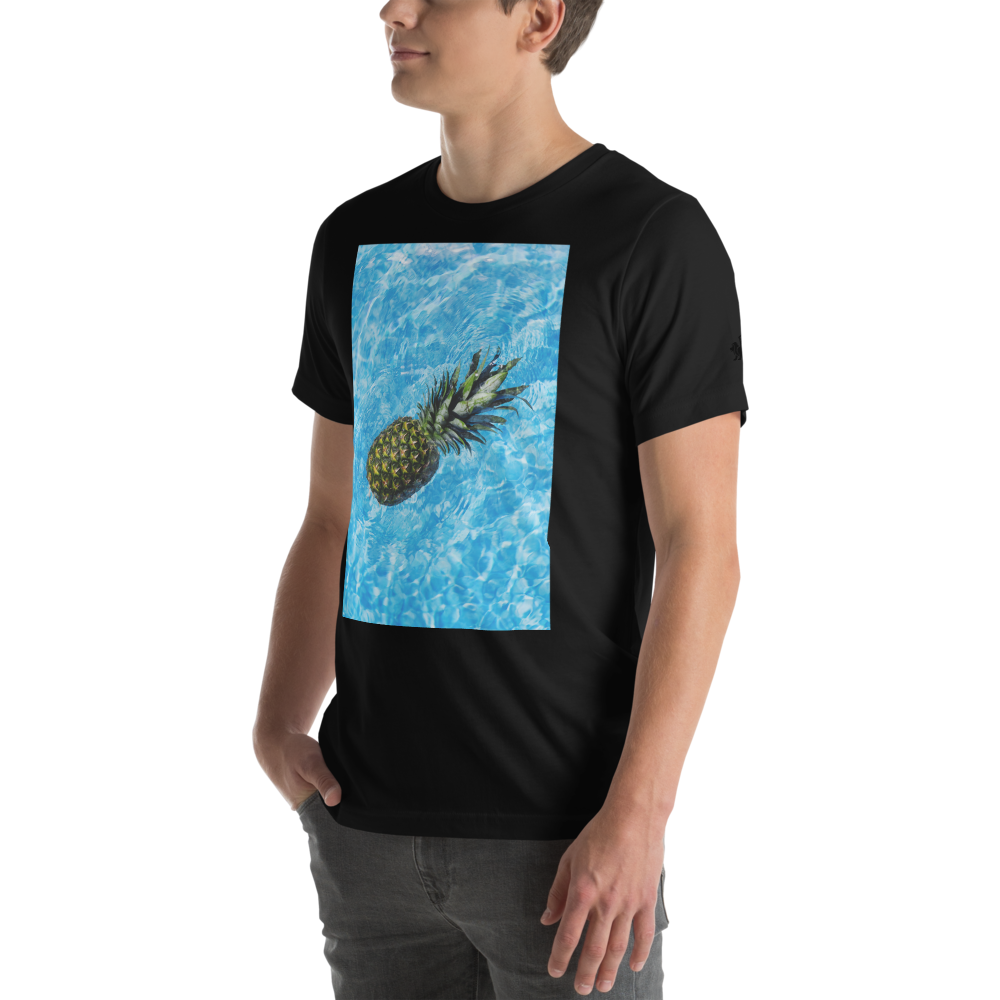 Swimming Pineapple Unisex T-Shirt mockup