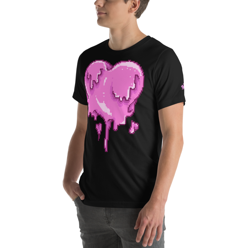 Melting Heart Unisex T-Shirt mockup