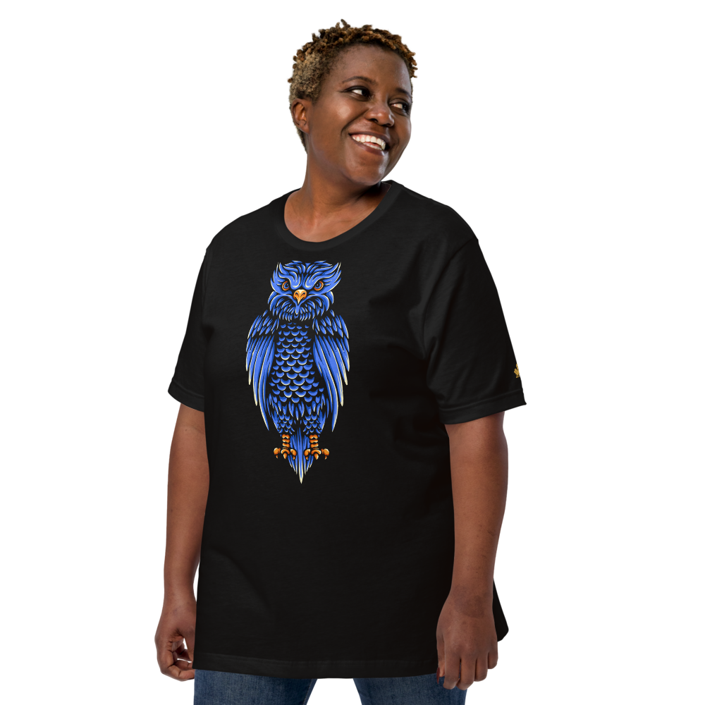 Owl Unisex T-Shirt mockup