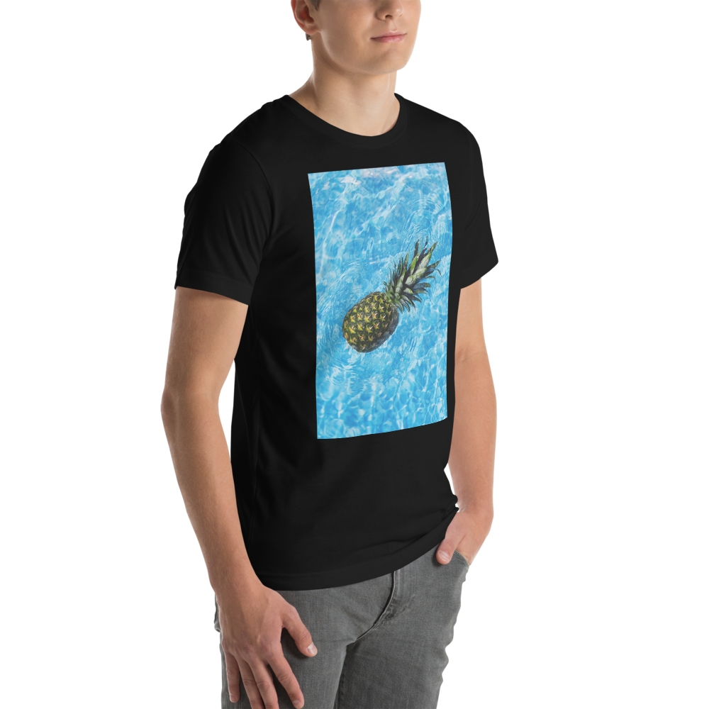 Swimming Pineapple Unisex T-Shirt mockup