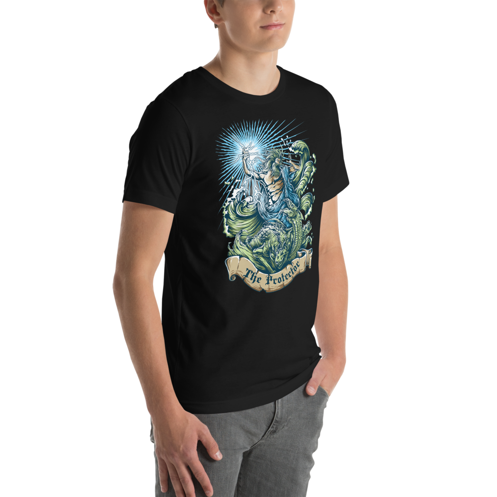 The Protector Unisex T-Shirt mockup