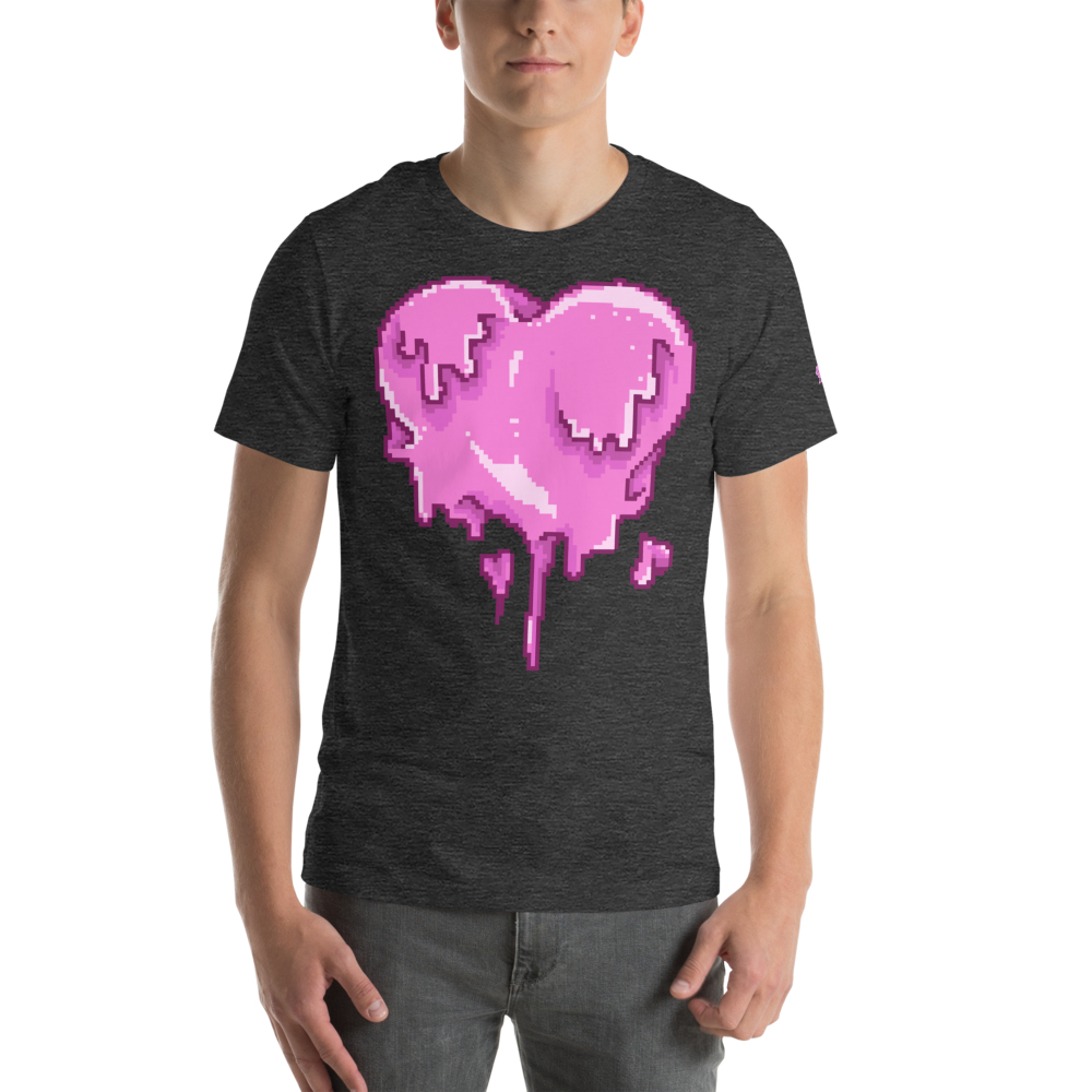 Melting Heart Unisex T-Shirt mockup