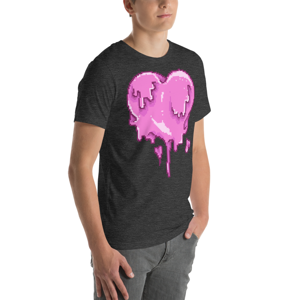 Melting Heart Unisex T-Shirt mockup