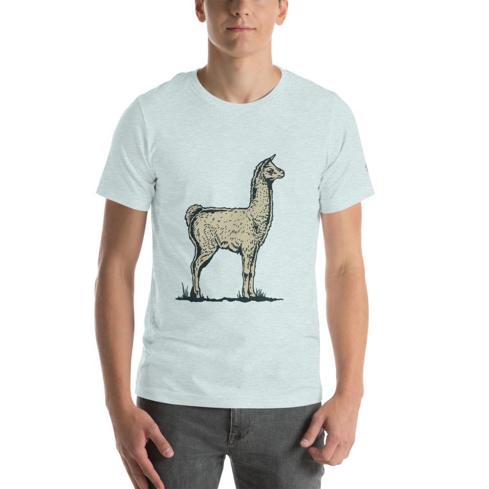 Llama Unisex T-Shirt mockup