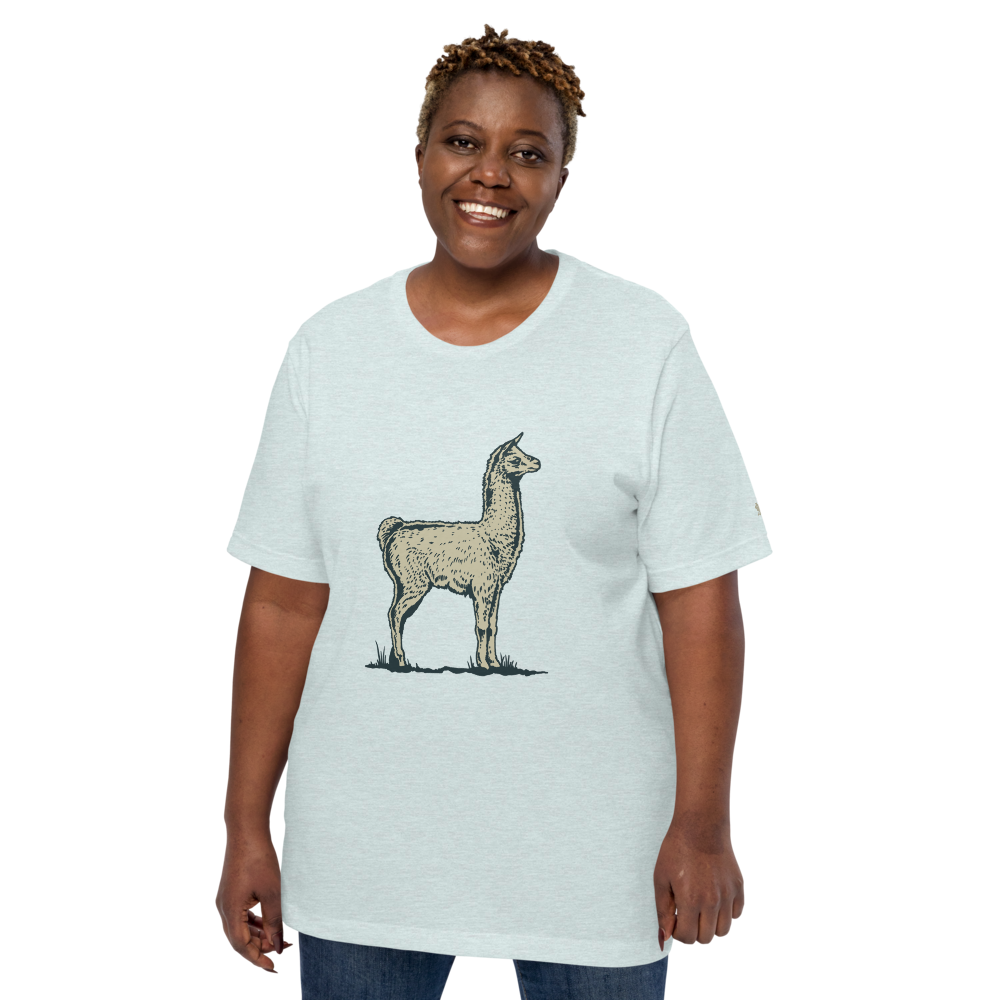 Llama Unisex T-Shirt mockup