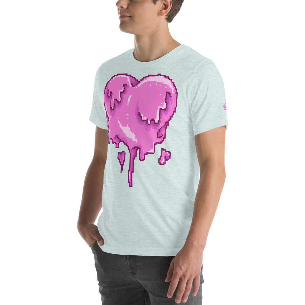 Melting Heart Unisex T-Shirt mockup