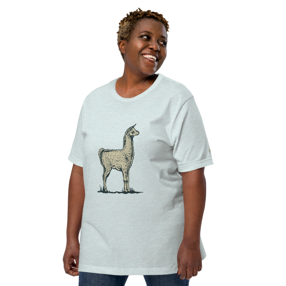 Llama Unisex T-Shirt mockup